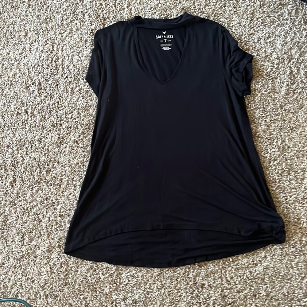 Black American Eagle Shirt